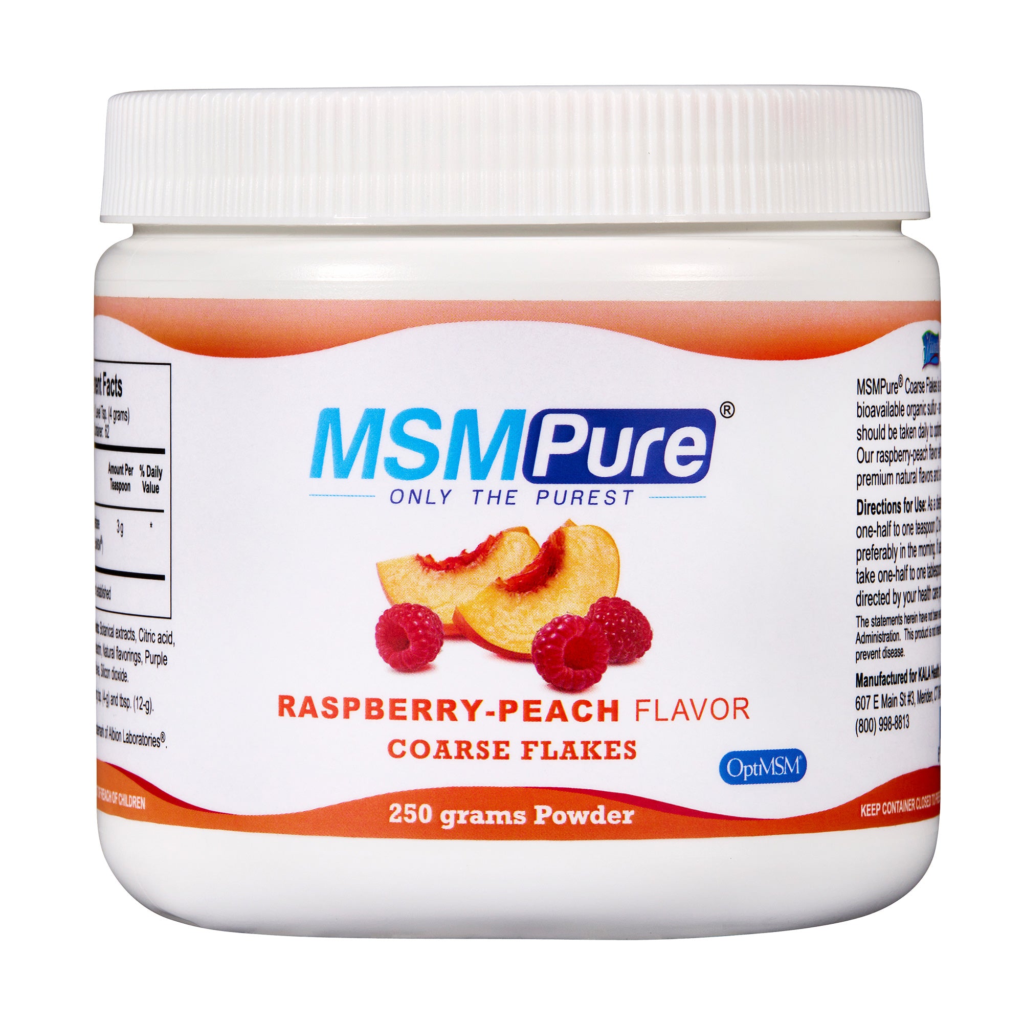 MSMPure Coarse MSM Powder Flakes – Pure Organic Sulfur for Joint Flexibility, Skin Health & Hair Support – US-Sourced MSM