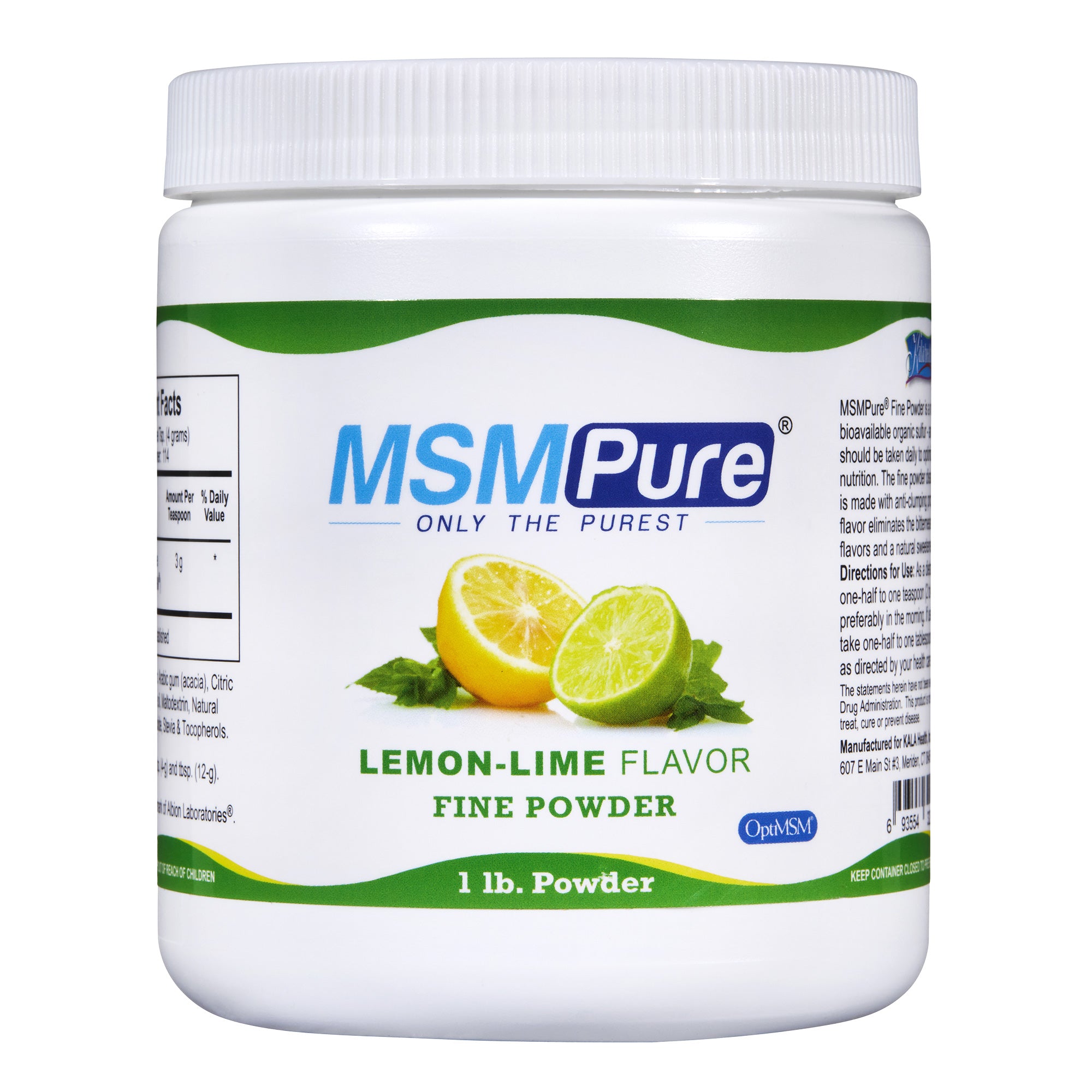 MSMPure Fine MSM Powder- Pure Organic Sulfur Crystals for Joint Flexibility, Skin & Hair Support – Fast-Dissolving, USA-Sourced MSM