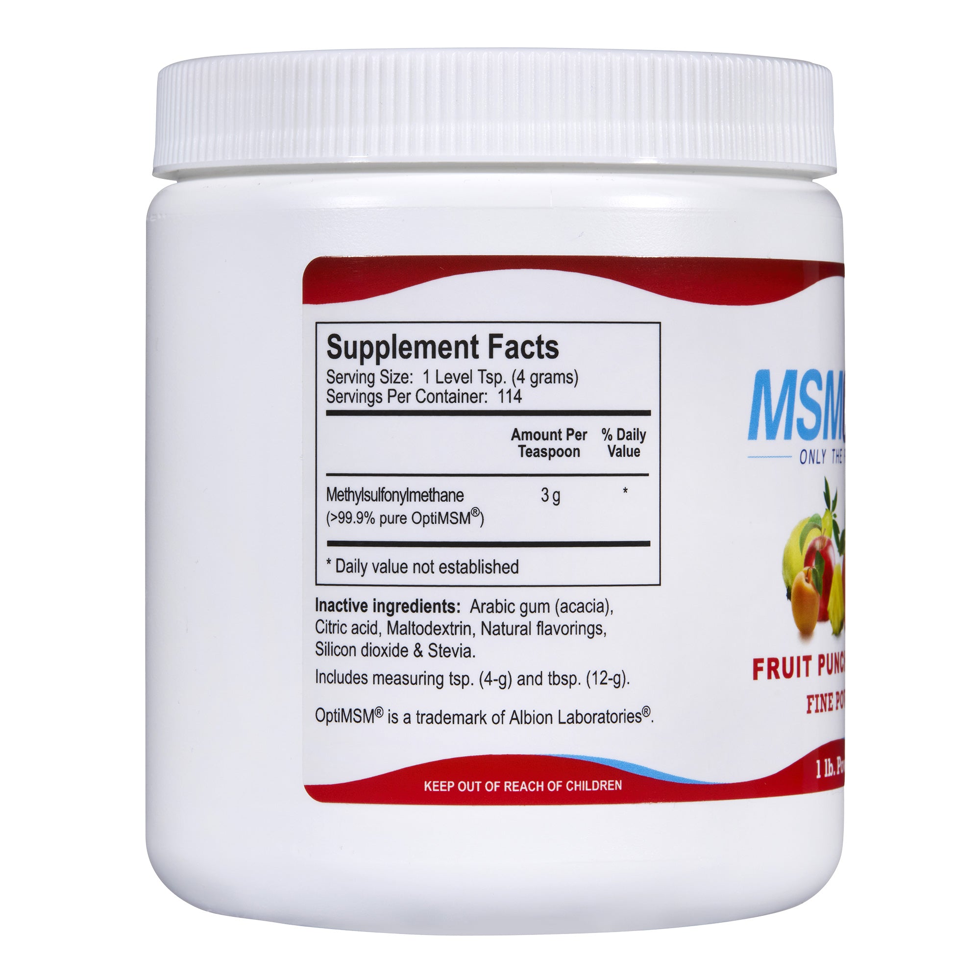 MSMPure Fine MSM Powder- Pure Organic Sulfur Crystals for Joint Flexibility, Skin & Hair Support – Fast-Dissolving, USA-Sourced MSM