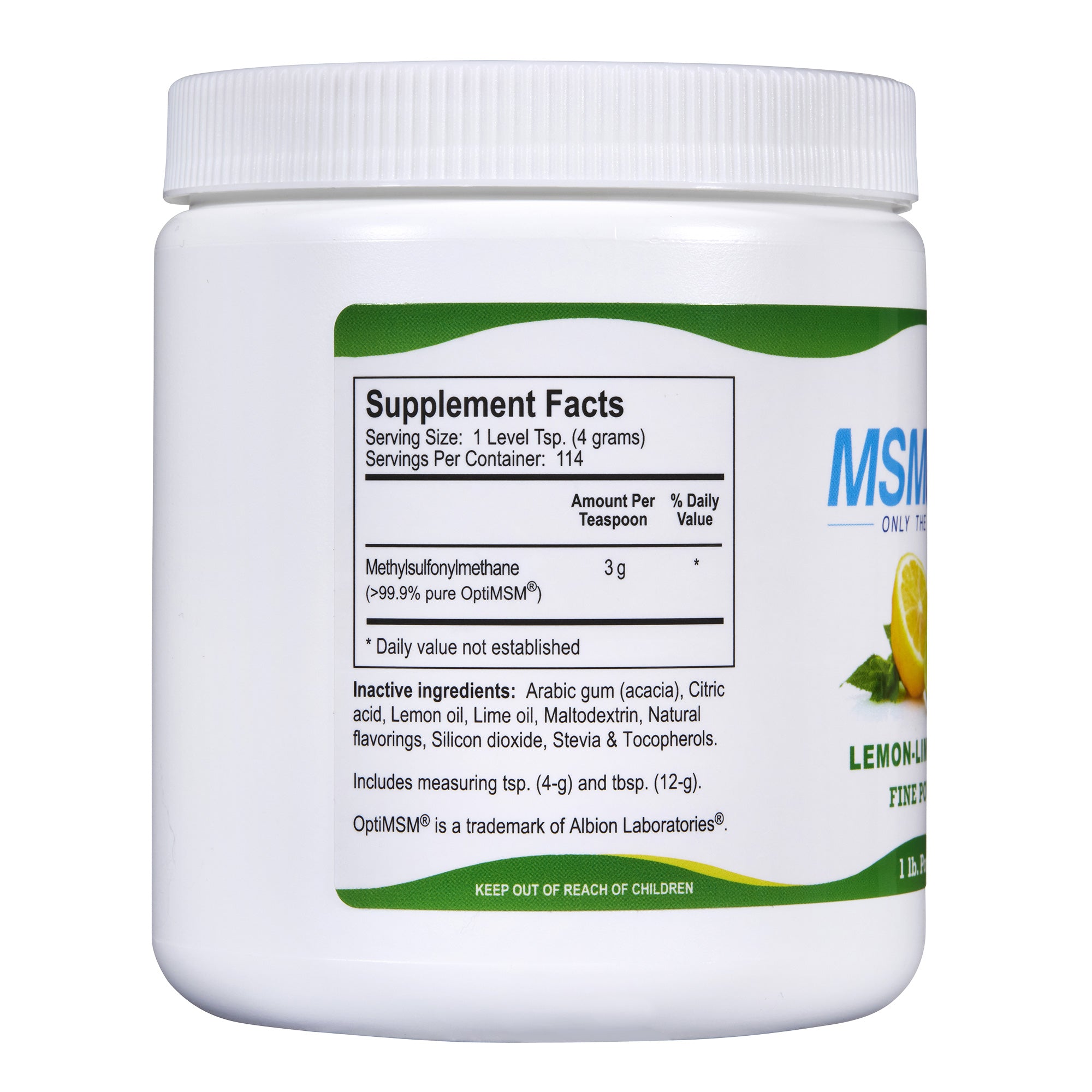 MSMPure Fine MSM Powder- Pure Organic Sulfur Crystals for Joint Flexibility, Skin & Hair Support – Fast-Dissolving, USA-Sourced MSM