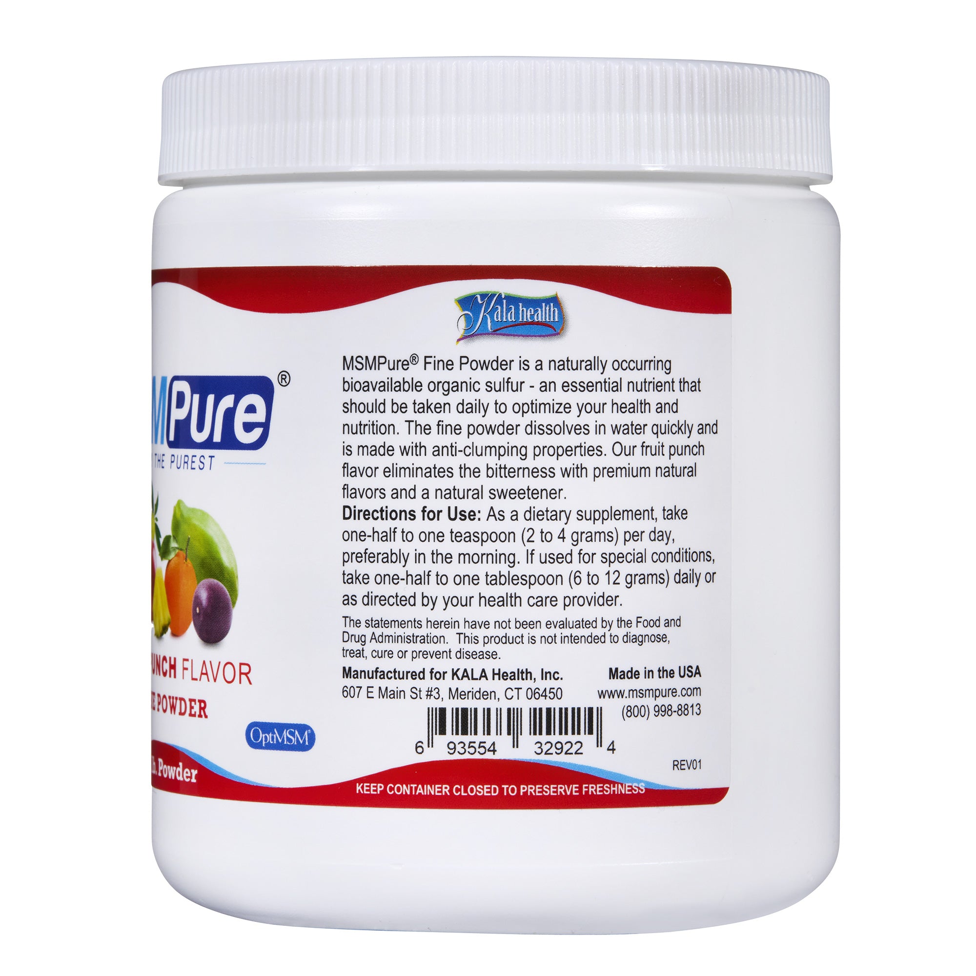 MSMPure Fine MSM Powder- Pure Organic Sulfur Crystals for Joint Flexibility, Skin & Hair Support – Fast-Dissolving, USA-Sourced MSM