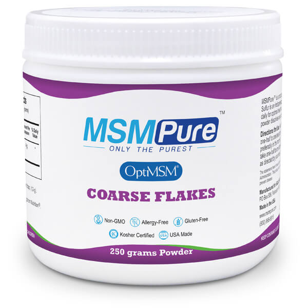 MSM Powder Coarse Flakes 250 grams