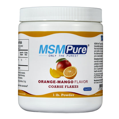 MSMPure Coarse MSM Powder Flakes – Pure Organic Sulfur for Joint Flexibility, Skin Health & Hair Support – US-Sourced MSM