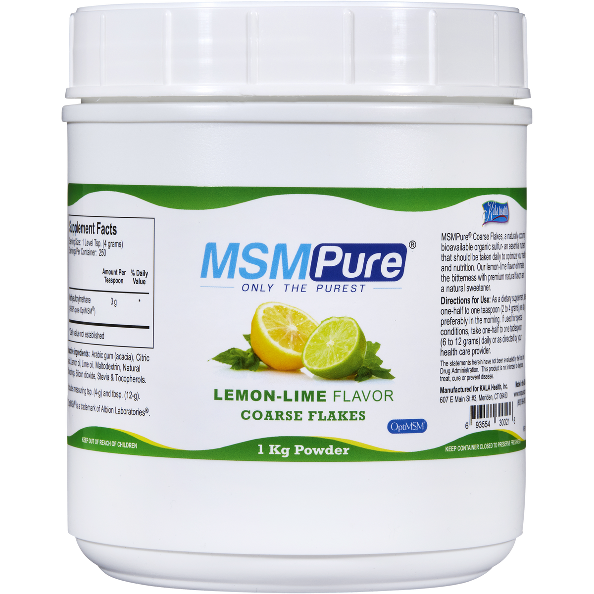MSMPure Coarse MSM Powder Flakes – Pure Organic Sulfur for Joint Flexibility, Skin Health & Hair Support – US-Sourced MSM
