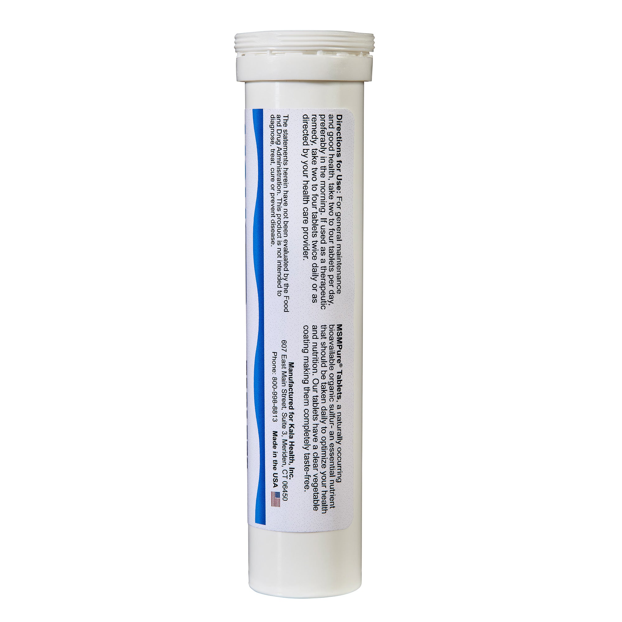 MSMPure MSM Tablets – 1,000 mg Organic Sulfur per Tablet for Joint Flexibility, Skin & Hair Support- US-Sourced MSM