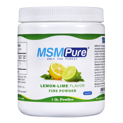 MSMPure Fine MSM Powder- Pure Organic Sulfur Crystals for Joint Flexibility, Skin & Hair Support – Fast-Dissolving, USA-Sourced MSM