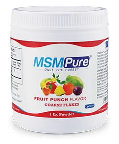 MSMPure Fruit Punch flavor Coarse MSM Flakes