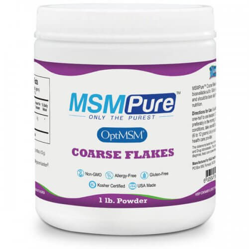 MSMPure MSM powder coarse flakes 1lb
