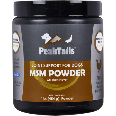 MSM POWDER JOINT SUPPORT FOR DOGS Chicken Flavor
