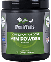 PeakTails Unflavored MSM Powder 